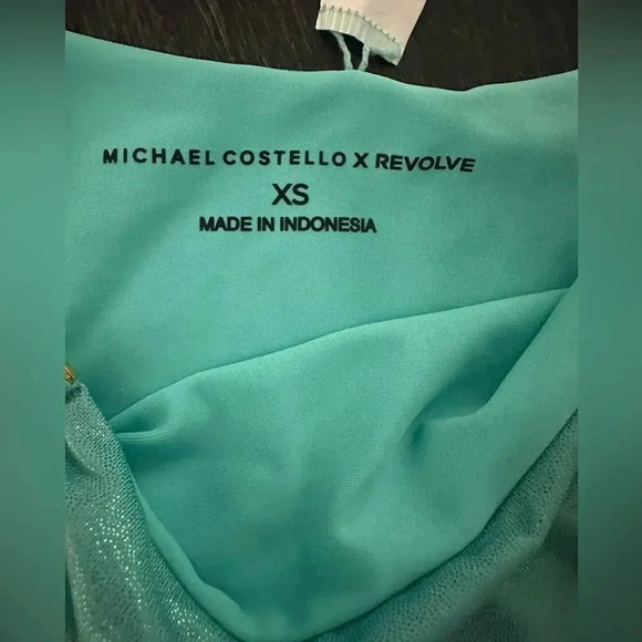 Revolve x Michael Costello Miki High Waist Swim Bottom Sz XS - Picture 5 of 5